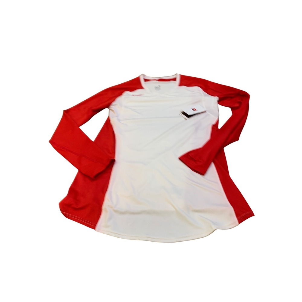 Nike Team Fit Dry LT Polyester Spandex Blokecore Athletic‎ Top Womens